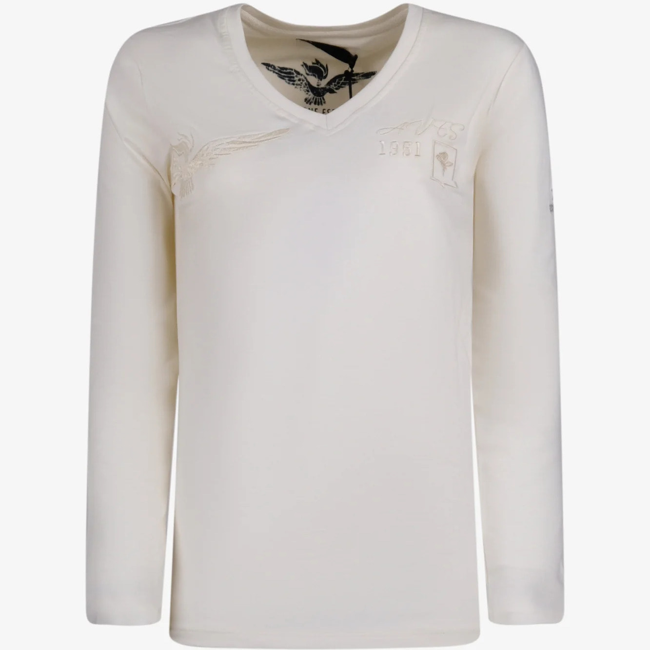 T-shirt Donna W5D363 Esercito in cotone