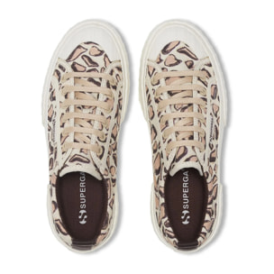 Superga - Sneakers Donna Beige - 2631 PLATFORM GIRAFFA PRINT