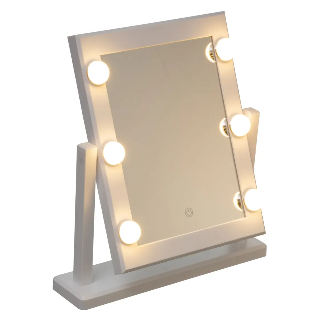 Miroir à led 40x37cm blanc