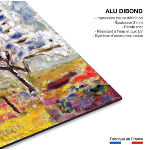 Tableau peinture l'amandier en fleurs de pierre bonnard  Tableau alu Dibond