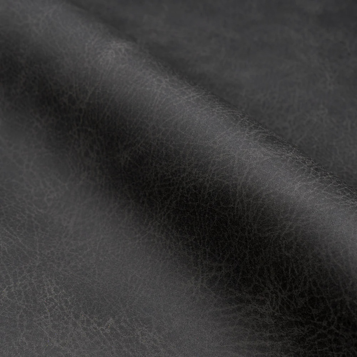 Chaise pour îlot central 65 cm en cuir synthétique gris/noir - Henrik