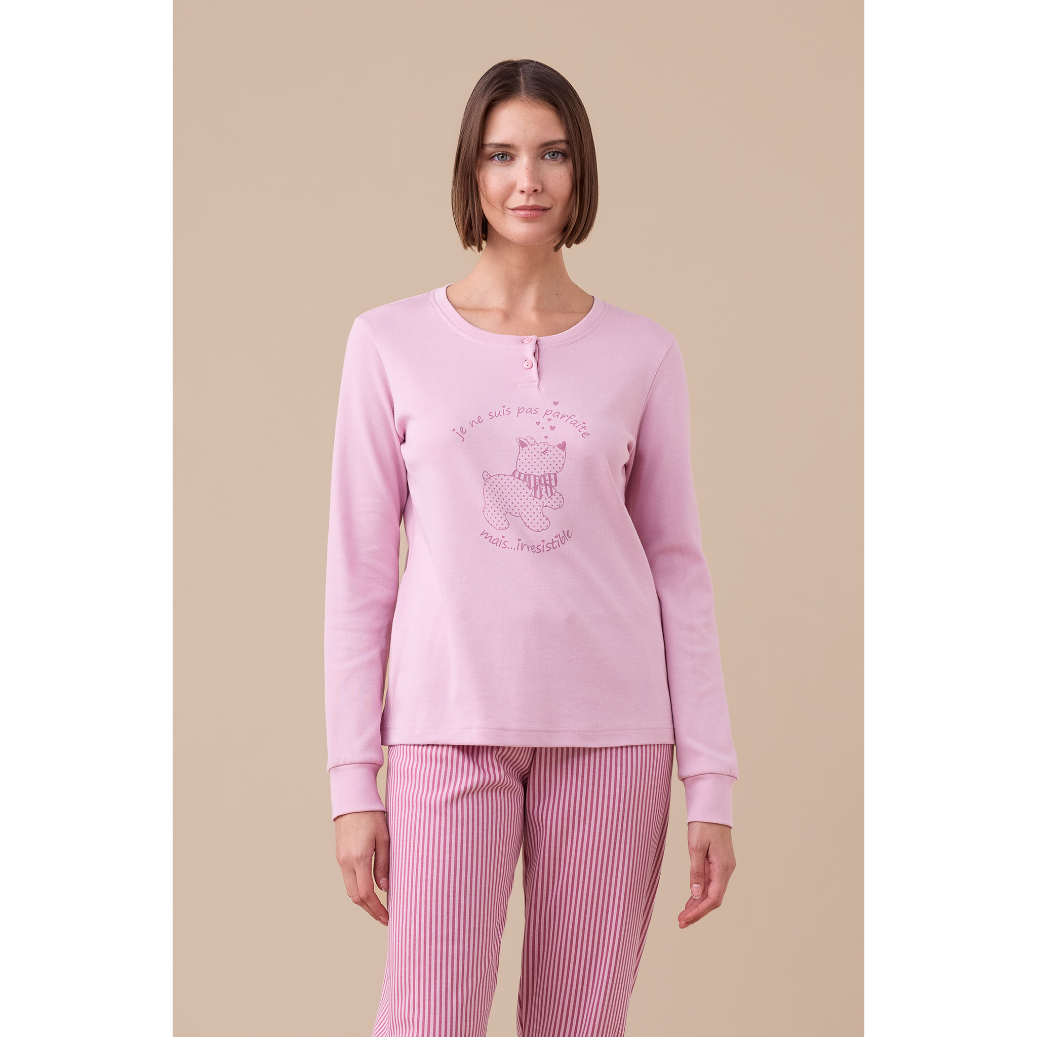 Pigiama donna invernale in caldo cotone articolo dog. Noidinotte