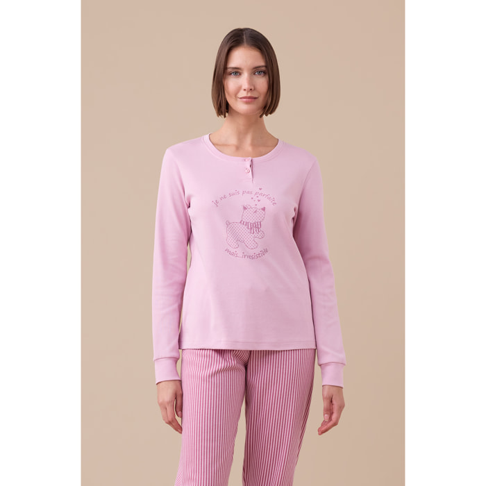 Pigiama donna invernale in caldo cotone articolo dog. Noidinotte