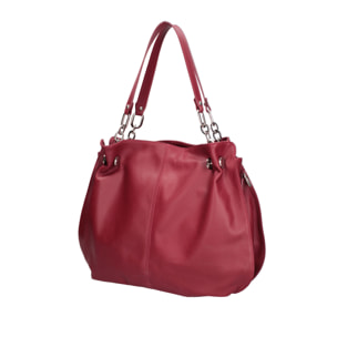 Borsa a mano da donna Made in Italy - Modello Ereba - 100% pelle - 38.0 x 30.0 x 12.0 cm