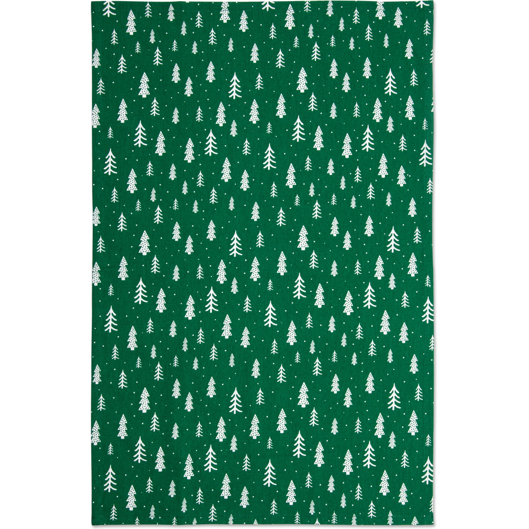 Set torchon avec manique et gant de cuisine Excelsa – Green Winter, Coton Vert