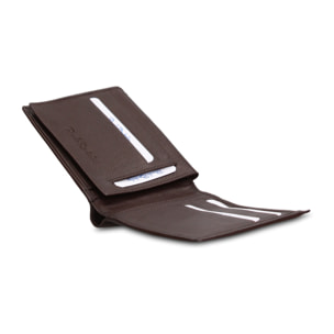 Portafoglio uomo in vera pelle - Modello Eldoro Chic - Casual - 13.0 x 10.0 x 2.0 cm