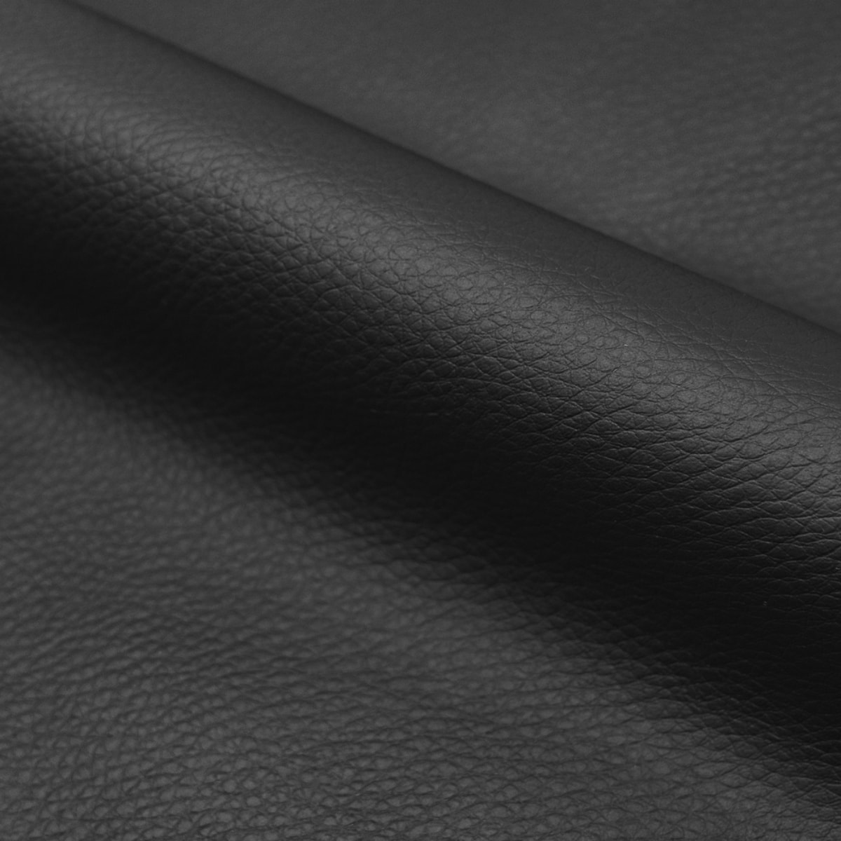 Chaise de bar réglable 63/84 cm en cuir synthétique noir - Baudoin