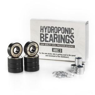 Rodamientos de skate Hydroponic HY BEARING ABEC 3-WHITE