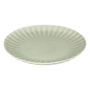 Lot de 4 ASS PLATE ROMY VERT D26