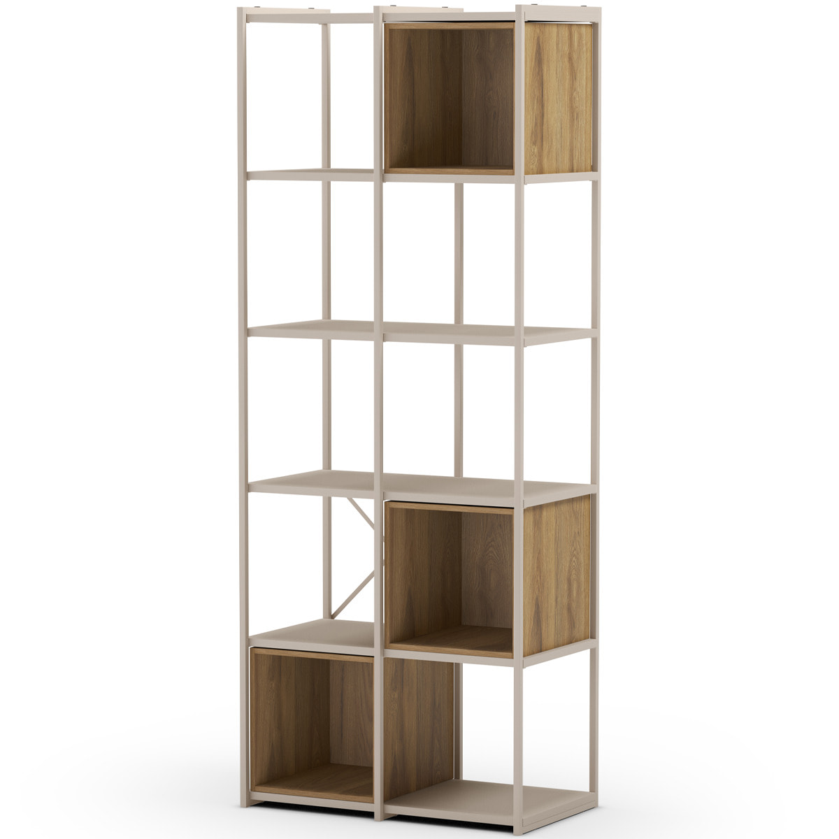 Bibliothèque 5 niveaux en métal - ELIE