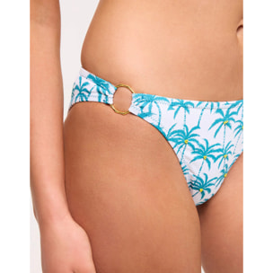 Braguita Bikini Palmeras Turquesa - Tynix