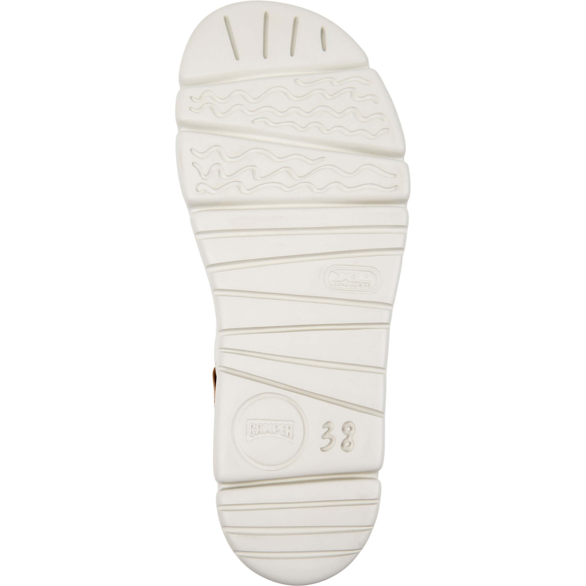 Sandalias - CAMPER Oruga Up - Blanco - Cuero liso