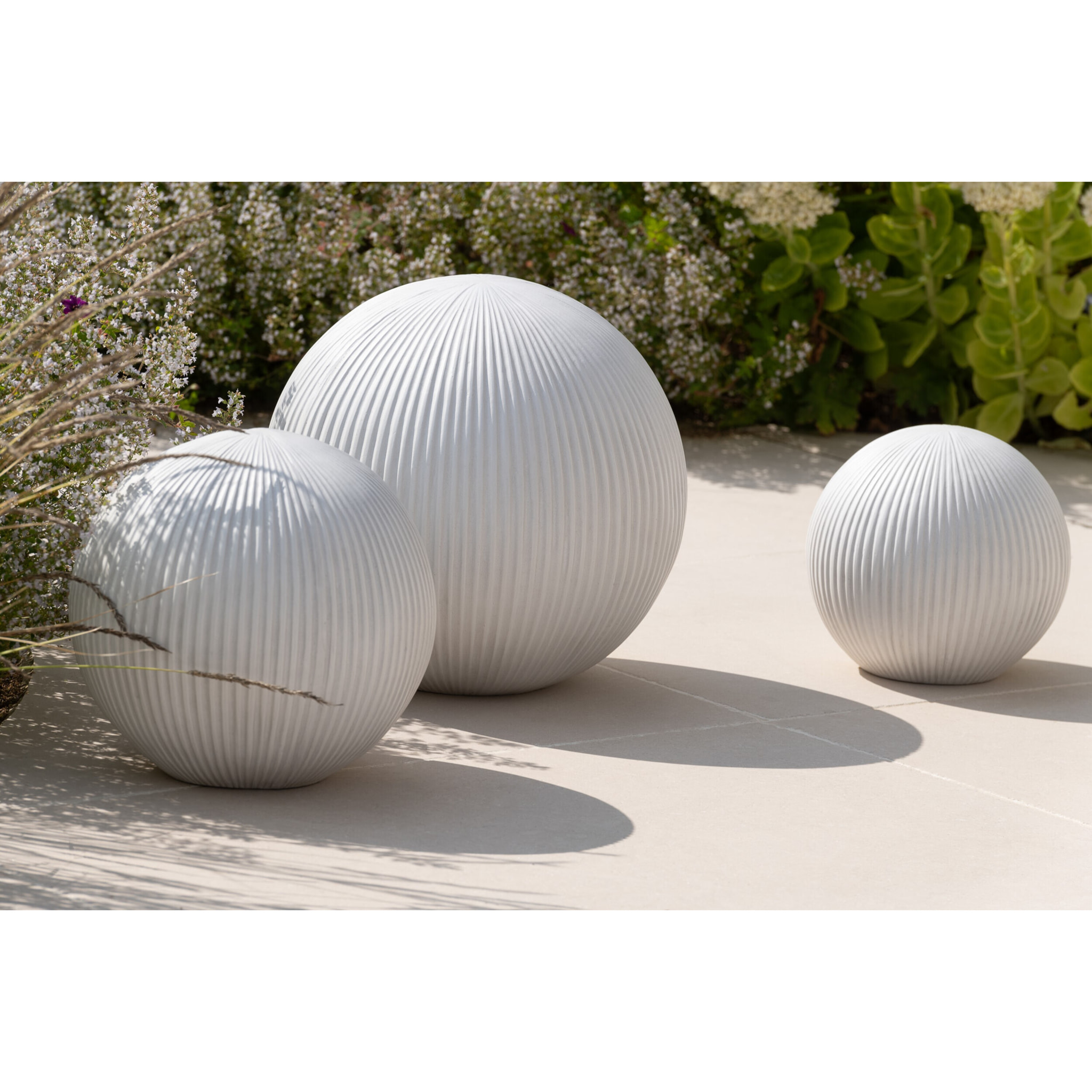 J-Line Balle Deco Argile Blanc Large
