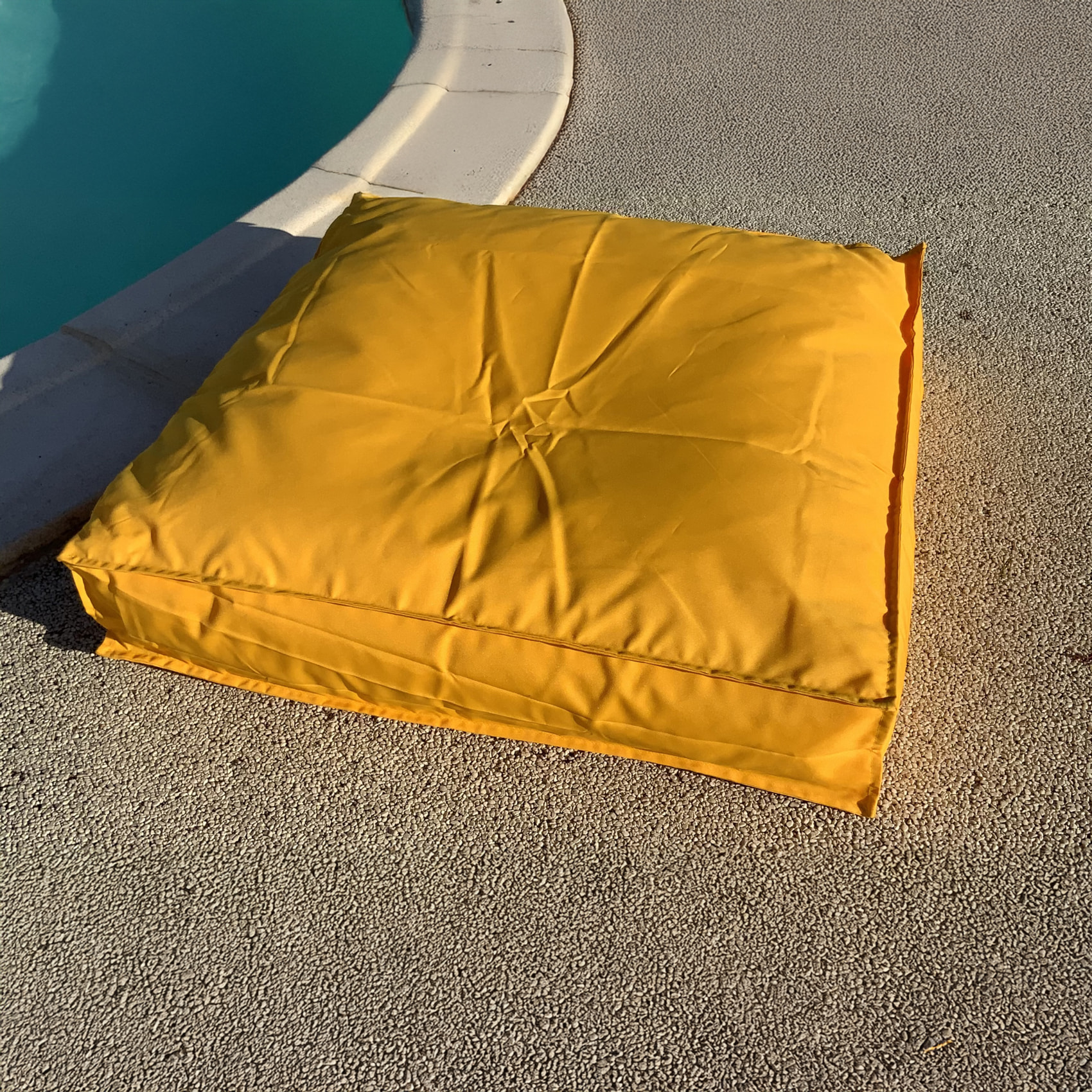 Coussin de sol inter / exter - Jaune