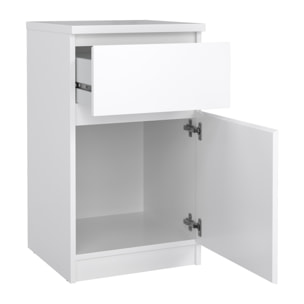 Mesita de Noche "Sil" - 1 Cajón y 1 puerta - 41 x 40 x 70 cm