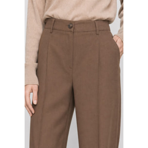 Kocca - Pantaloni sartoriali da donna a gamba larga e vita alta Donna