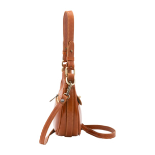 Borsa a spalla da donna - Modello False - Vera pelle - 25.0 x 18.0 x 8.0 cm