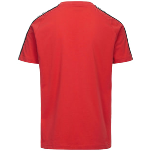 Kappa - T-Shirts & Top Uomo Rosso - 222 Banda Coen Slim