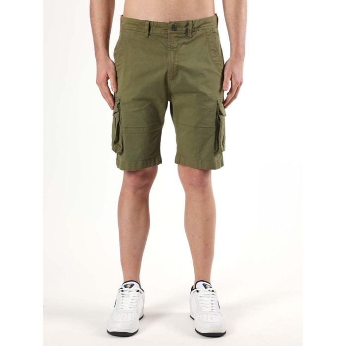 Pantaloncini cargo da uomo con tasconi Leone Beach
