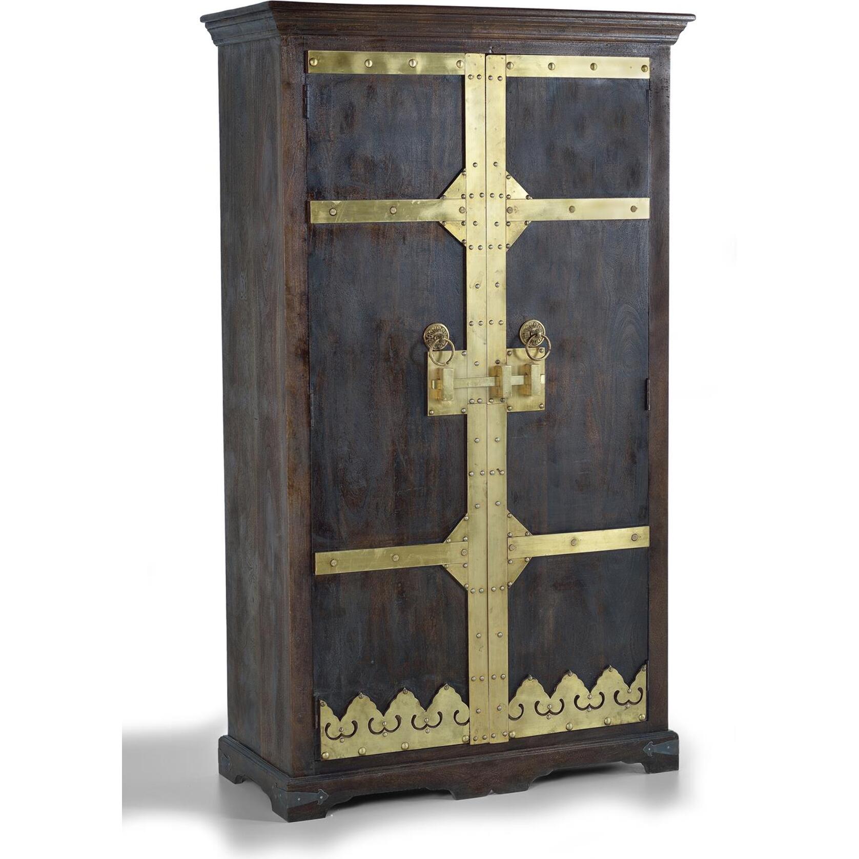 Armario - Madera y Bronce - 190x110x50cm