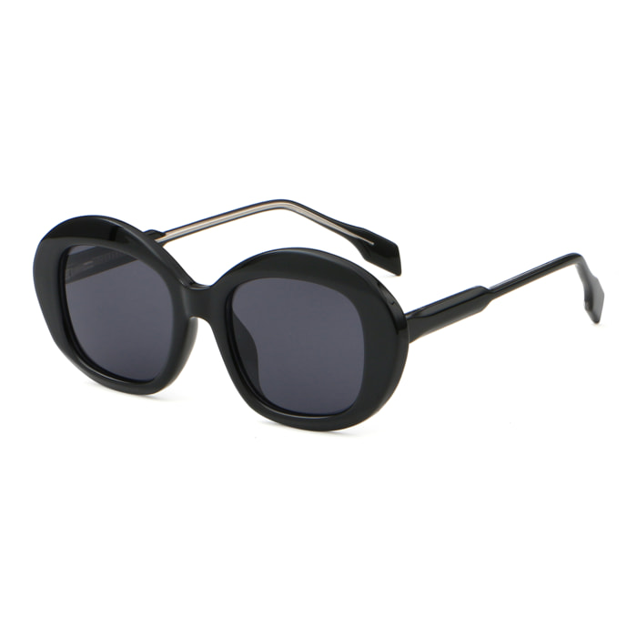 Gafas de sol OCEAN GDANSK - Negro brillante / Ahumada