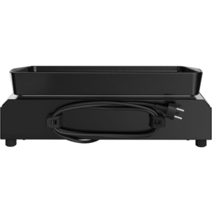 Plancha électrique CAMPINGAZ 1 XD noir inox à poser, 45x30 cm + housse