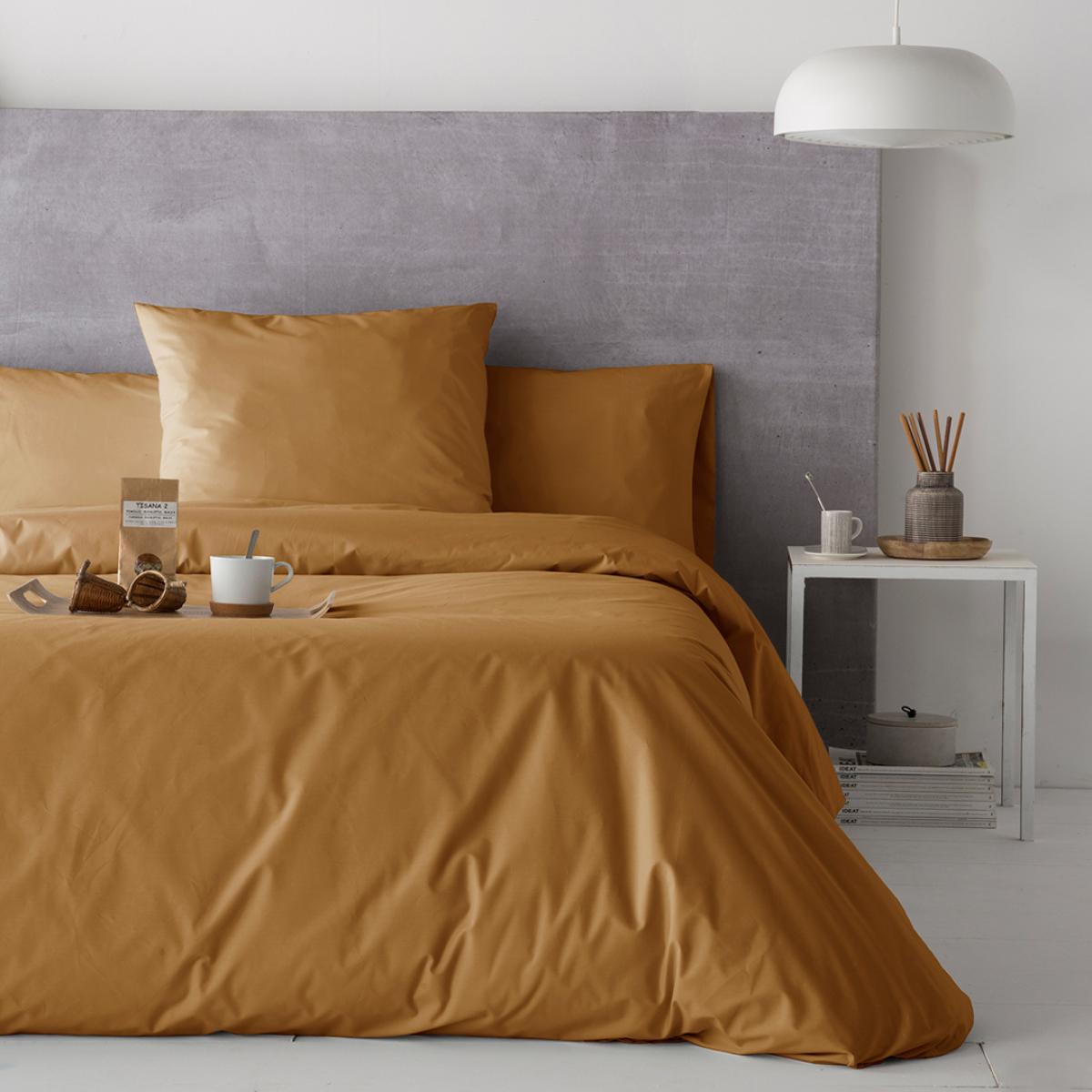 Housse de couette PURE en coton percale - toffee - vendue seule