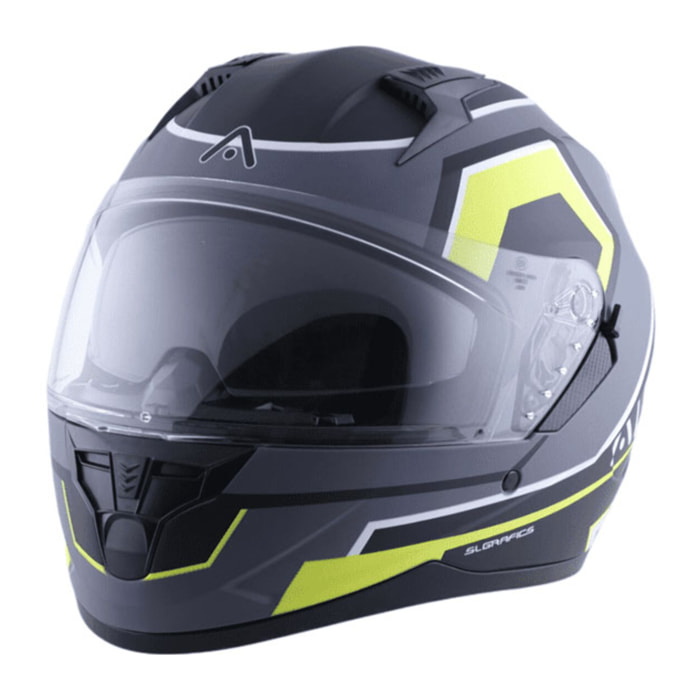 ADN STELVIO FURY BLACK GREY YELLOW