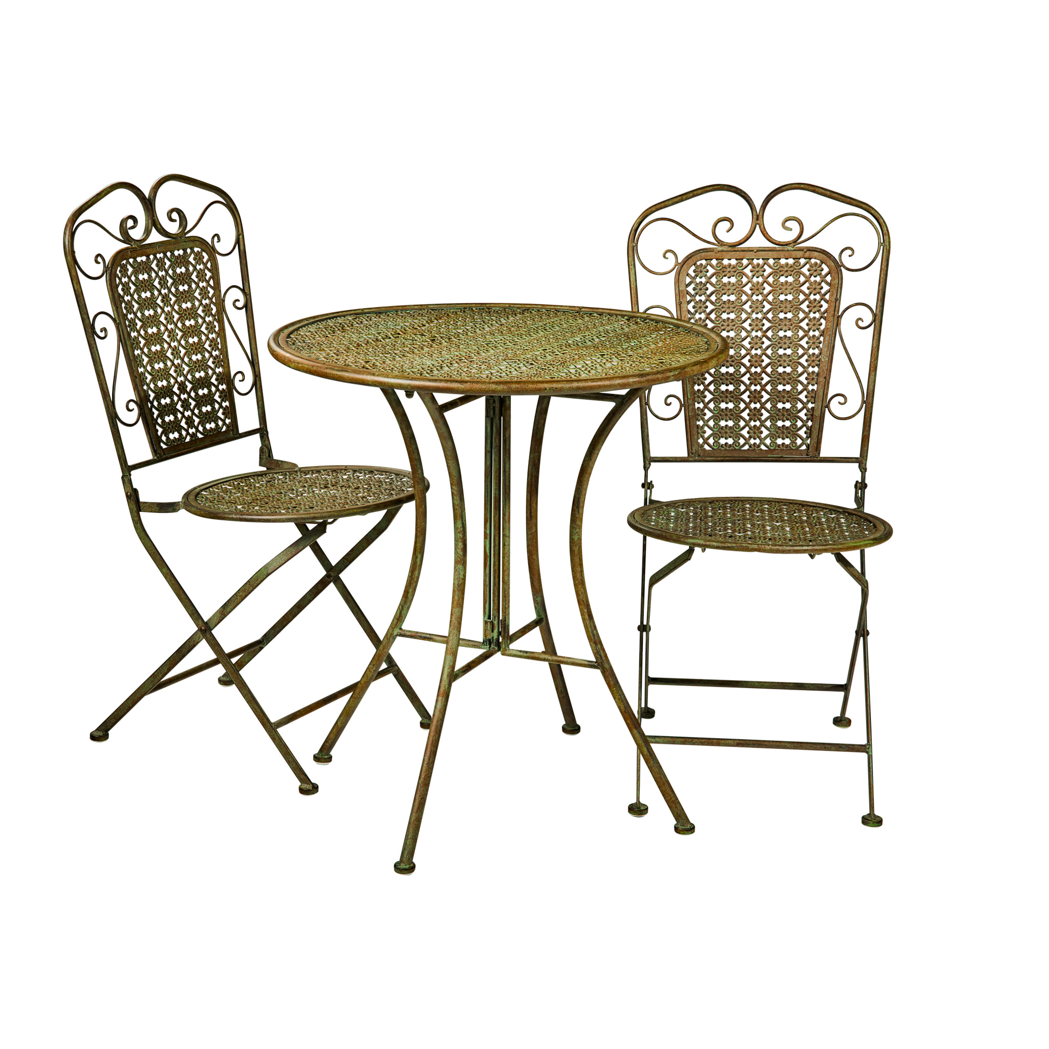 IRON LINE - TAVOLO DA ESTERNO RUSTI - misura 70x70x75