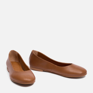 Ballet Pumps Marron - ZENTIA