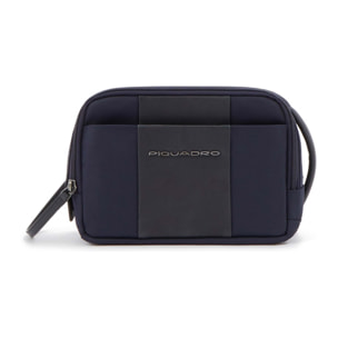 Piquadro Beauty case uomo in tessuto riciclato