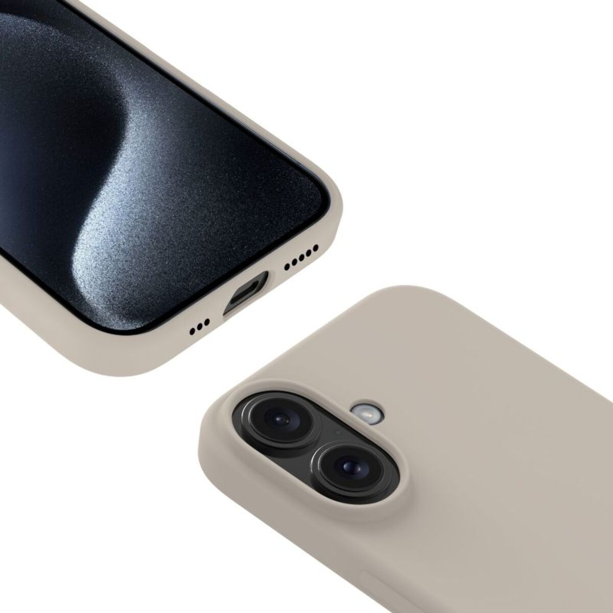 Coque ADEQWAT iPhone 16 Plus MagSafe - Beige