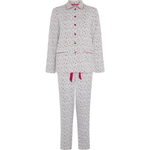 Pijama mujer vigore estampado abierto