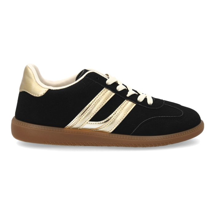 Zapatillas deportivas mujer casual efecto ante con cordones