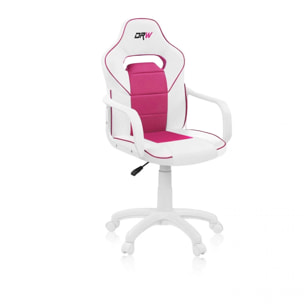 Silla gaming DRW Blanco - Rosa DRW