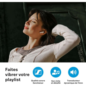 Ecouteurs SENNHEISER Accentum Open Creme