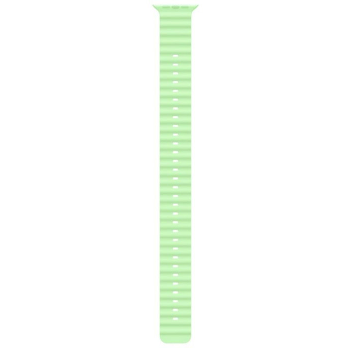 Bracelet APPLE Extension 49 mm Océan vert fluo  - noir