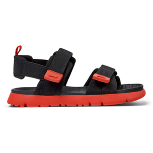 Sandalias - CAMPER Oruga Sandal - Negro - Textil técnico