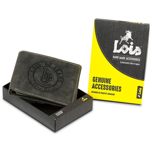 Cartera Hombre Piel Lois Brock Negro