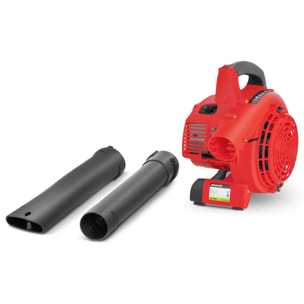 Soplador-aspirador de hojas motor de gasolina 26cc y velocidad del aire 225km/h - GREENCUT EBV260X