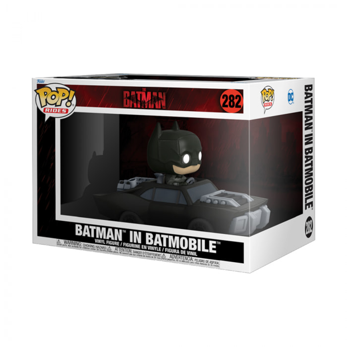 Pop Ride Figura Movie The Batman - Batman In Batmobile Funko