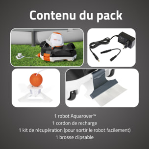 Bestway Robot piscine sans fil AquaRover nettoyage fond plat max 45m² max