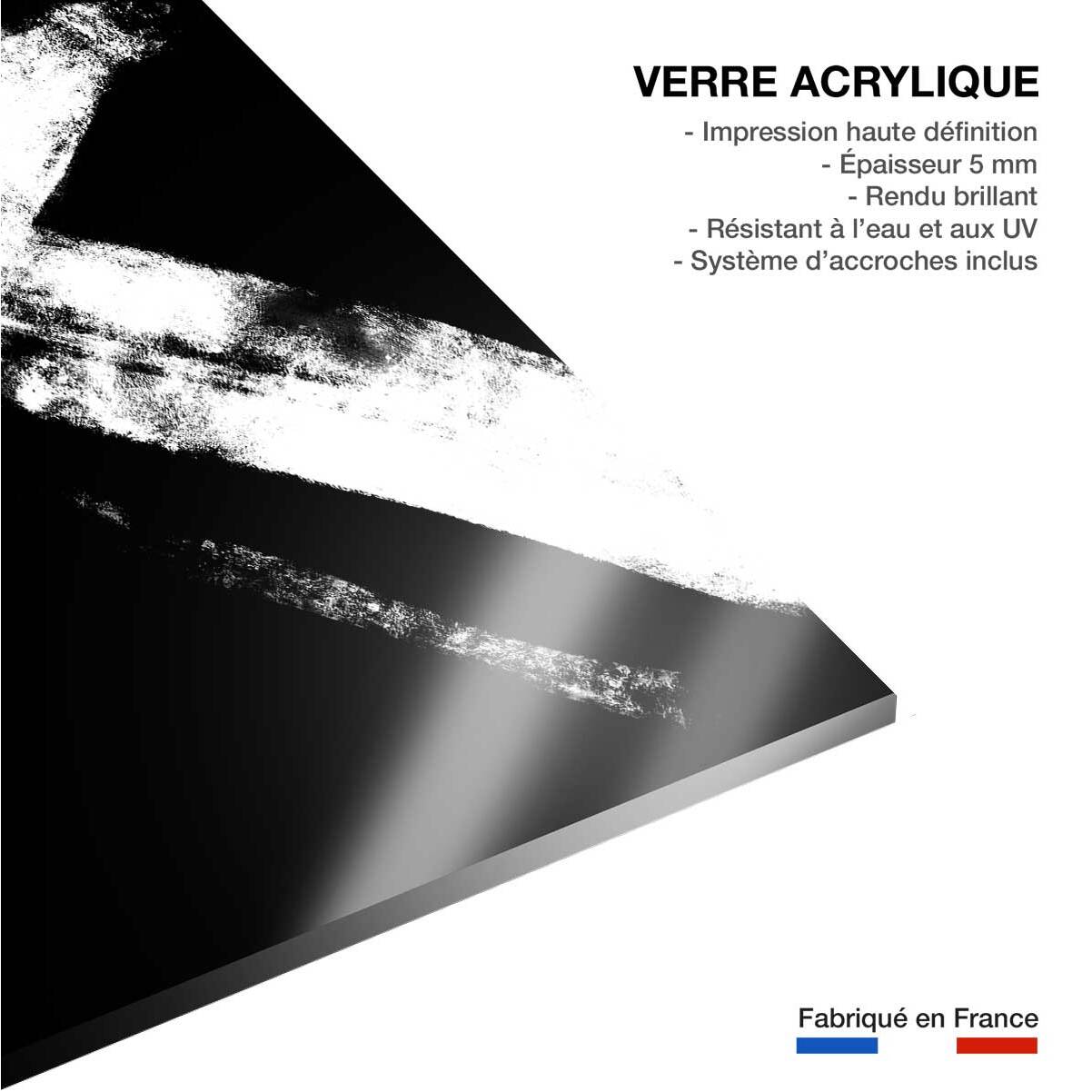 Tableau abstrait Croix Tableau plexiglas