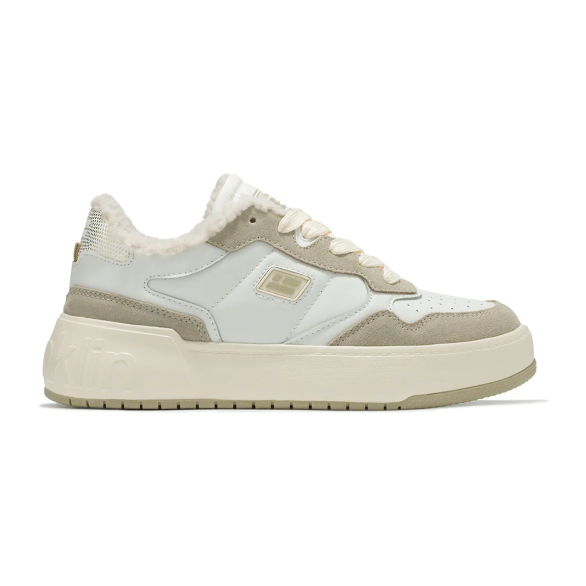 Zapatillas Deportivas de Mujer Court Fleece Blanco