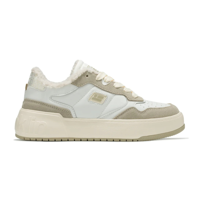 Zapatillas Deportivas de Mujer Court Fleece Blanco