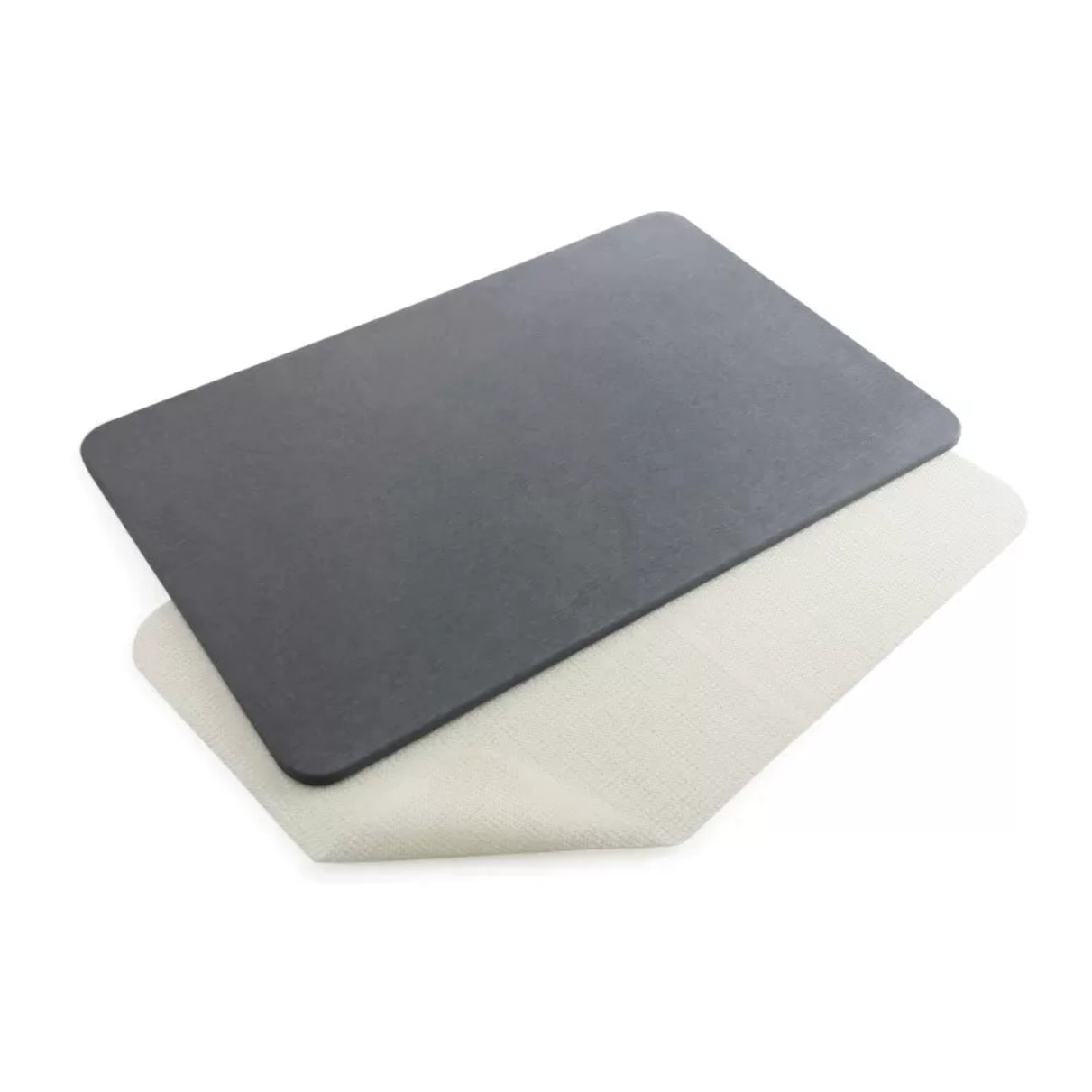 TAPIS DE BAIN DIATOMITE GRIS FONCE 60X39CM SPIRELLA
