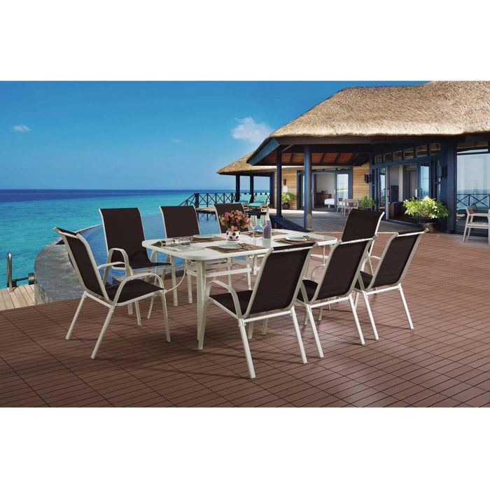 Salon de jardin ''Cordoba XL 180'' - Phoenix - Taupe