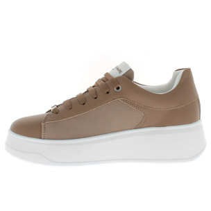 Armata di Mare Scarpe Donna Sneakers Basse con Soletta in Memory Foam AMD S61H35 Burro Silver