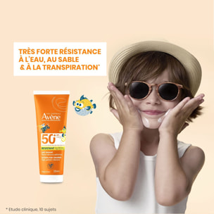 Lait Enfant SPF50+ - Protection Solaire Résistant Eau Sable Sueur 250 ml