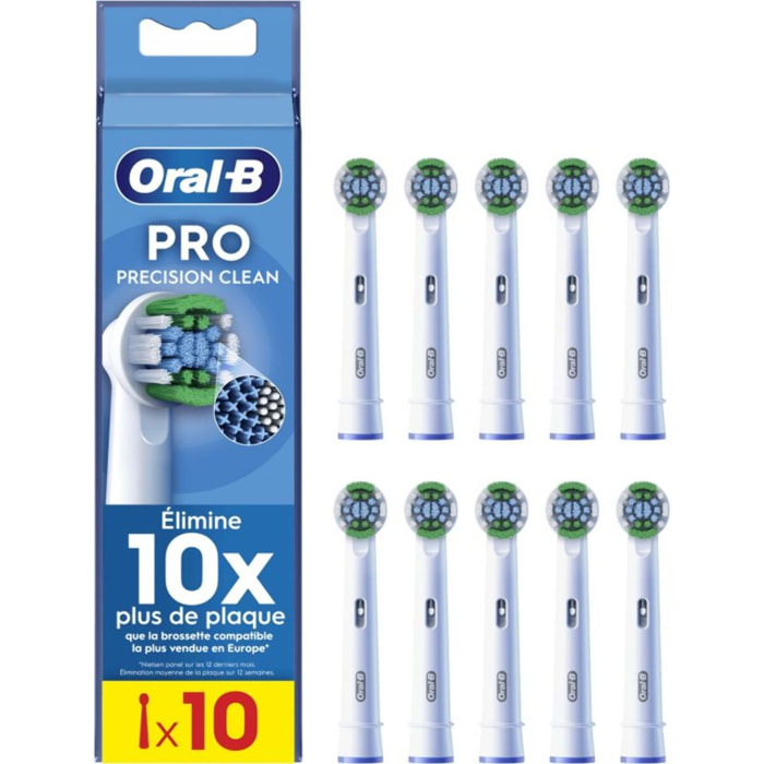 Brossette dentaire ORAL-B Precision Clean X-filaments x10